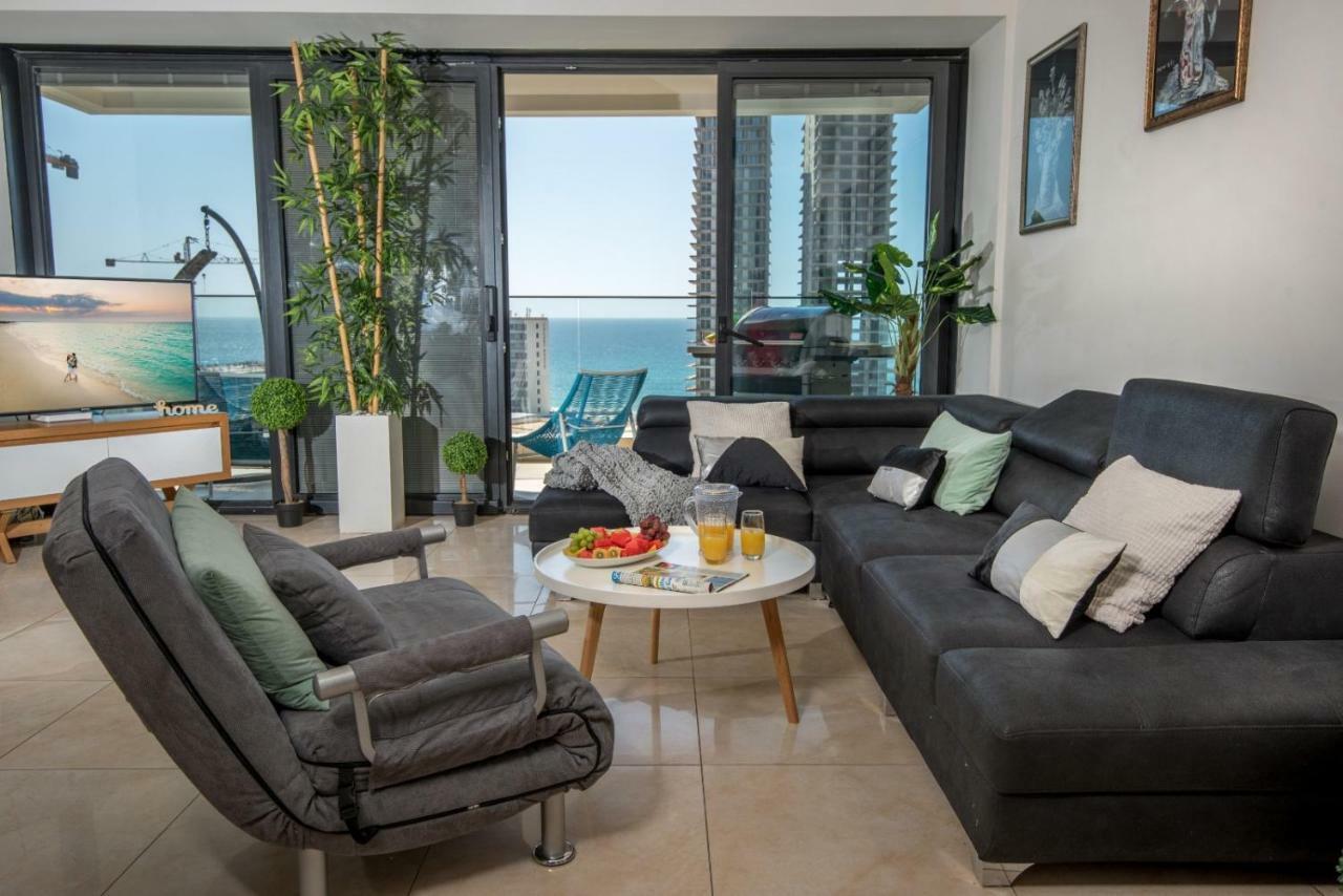Bat Yam Luxery 5Br Sea View Suite Eksteriør billede